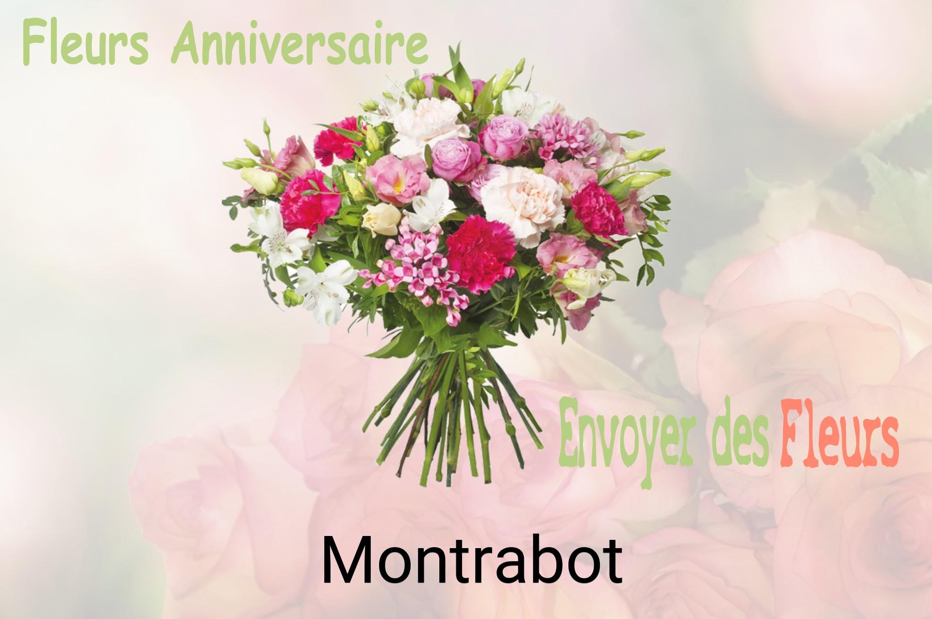Bouquet de fleurs d’anniversaire livré à Montrabot