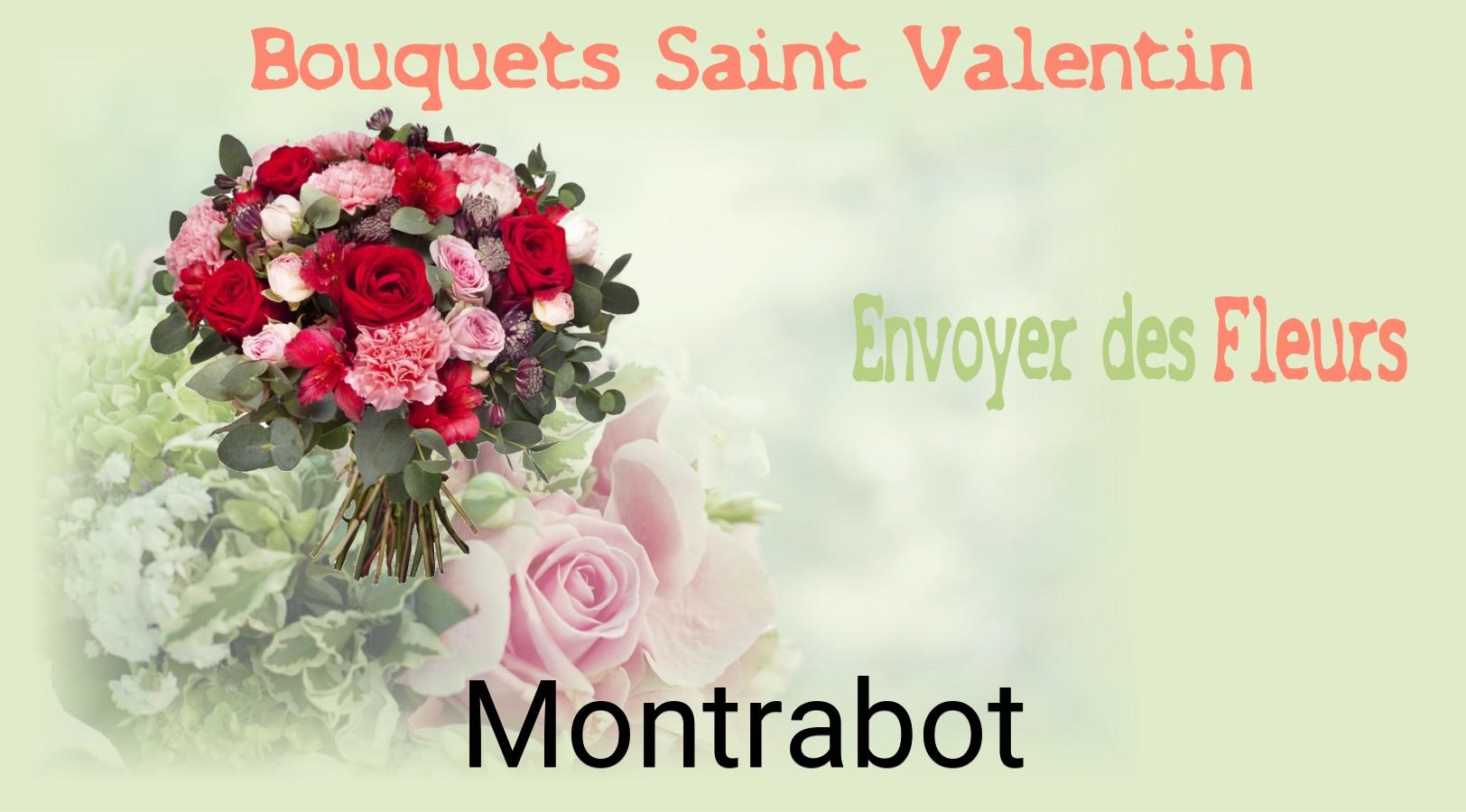 Roses de Saint-Valentin livrées à Montrabot